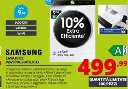 Comet SAMSUNG LAVATRICE WW90DG6U85LKU3 offerta