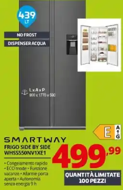 Comet SMARTWAY FRIGO SIDE BY SIDE WHSS550NV1XE1 offerta