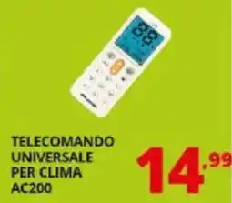 Comet Meliconi telecomando universale per clima AC200 offerta