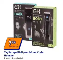 Action Tagliacapelli di precisione Code Homme offerta