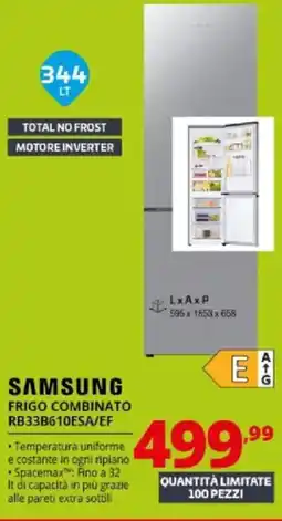 Comet SAMSUNG FRIGO COMBINATO RB33B610ESA/EF offerta