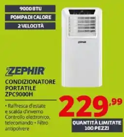 Comet ZEPHIR CONDIZIONATORE PORTATILE ZPC9000H offerta