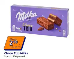 Action Choco Trio Milka 5 pezzi offerta