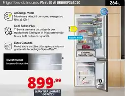 Comet SAMSUNG Frigorifero da incasso First 60 AI BRB80F26BDSO offerta