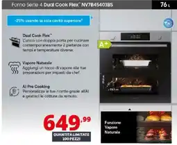 Comet SAMSUNG Forno Serie 4 Dual Cook Flex NV7B45403BS offerta