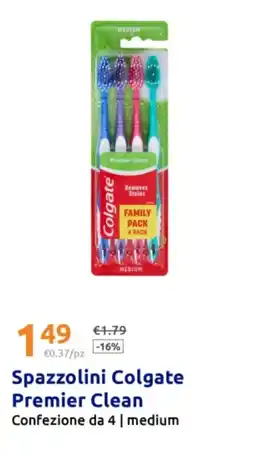 Action Spazzolini Colgate Premier Clean offerta