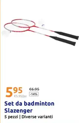 Action Set da badminton Slazenger offerta