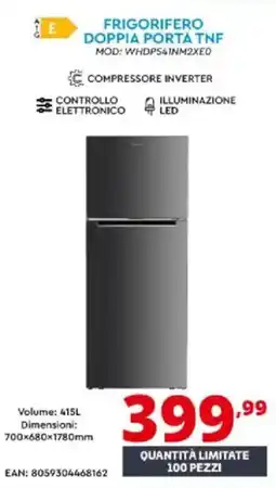 Comet Smartway frigorifero doppia porta TNF offerta