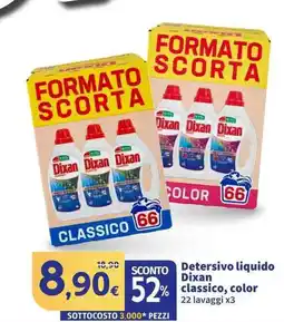 Sigma Superstore Detersivo liquido Dixan classico offerta