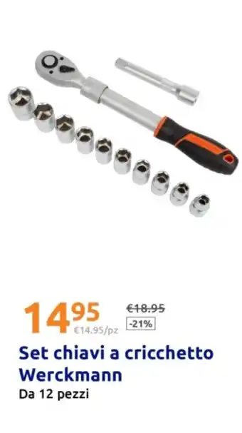 Action Set chiavi a cricchetto Werckmann offerta
