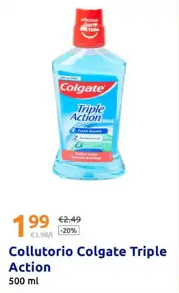 Action Collutorio Colgate Triple Action offerta