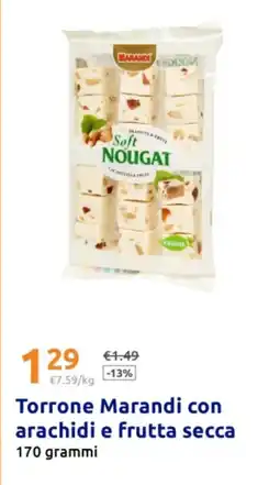 Action Torrone Marandi con arachidi e frutta secca offerta