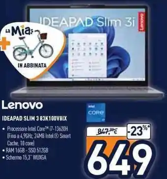 Lenovo IDEAPAD SLIM 3 83K100V8IX