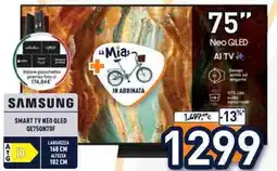 Unieuro SAMSUNG SMART TV NEO QLED QE75QN7OF offerta