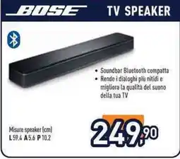 Unieuro BOSE TV Speaker offerta