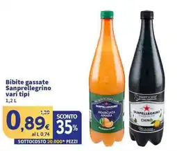 Sigma Superstore Bibite gassate Sanprellegrino offerta