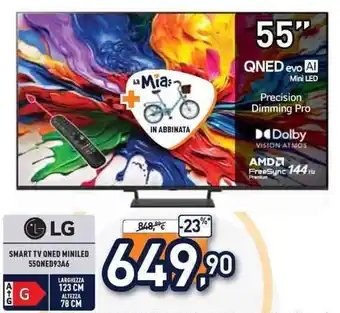 LG SMART TV ONED MINILED 55QNED93A6