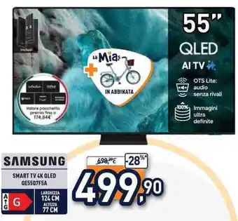SAMSUNG SMART TV 4K QLED QE55Q7F5A
