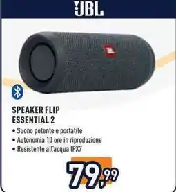 Unieuro JBL Speaker flip essential 2 offerta