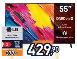 Unieuro LG SMART TV 4K ONED AI 55QNED70A offerta