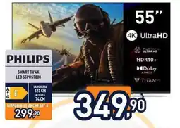Unieuro PHILIPS SMART TV 4K LED 55PUS7000 offerta