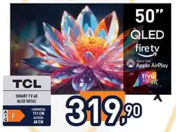 Unieuro TCL SMART TV 4K QLED 50T6C offerta