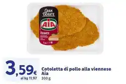 Sigma Superstore Cotoletta di pollo alla viennese Aia offerta