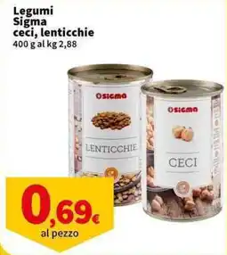 Sigma Superstore Legumi Sigma ceci, lenticchie offerta