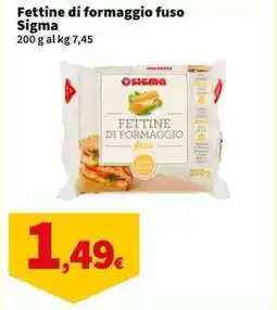 Sigma Superstore Fettine di formaggio fuso Sigma offerta