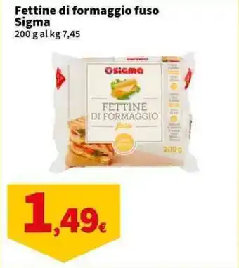 Sigma Superstore Fettine di formaggio fuso Sigma offerta