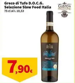 Sigma Superstore Greco di Tufo D.O.C.G. Selezione Slow Food Italia offerta