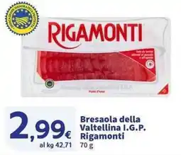 Sigma Superstore Bresaola della Valtellina I.G.P. Rigamonti offerta