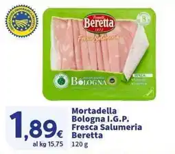 Sigma Superstore Mortadella Bologna I.G.P. Fresca Salumeria Beretta offerta