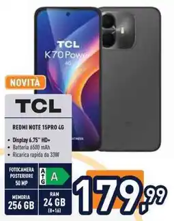Unieuro TCL REDMI Nite 15PRO 4G offerta