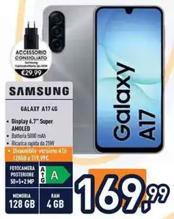 Unieuro SAMSUNG galaxy A1746 offerta