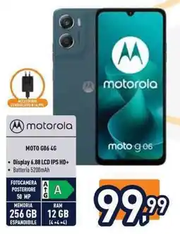 Unieuro motorola MOTO G06 4G offerta