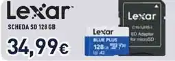 Unieuro Lexar SCHEDA SD 128 GB offerta