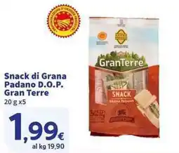 Sigma Superstore Snack di Grana Padano D.O.P. Gran Terre offerta