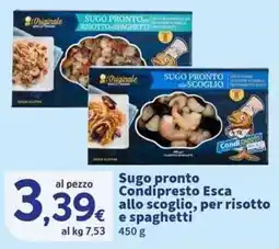 Sigma Superstore Sugo pronto Condípresto Esca allo scoglio, per risotto e spaghetti offerta