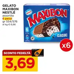 Alì Supermercati Gelato maxibon NESTLÉ offerta