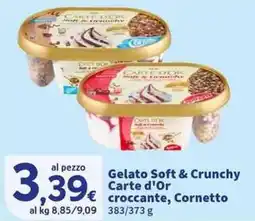 Sigma Superstore Gelato Soft & Crunchy Carte d'Or croccante, Cornetto offerta