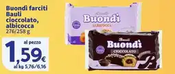 Sigma Superstore Buondì farciti Bauli cioccolato, albicocca offerta