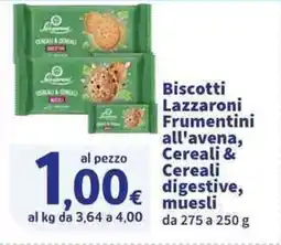 Sigma Superstore Biscotti Lazzaroni Frumentini all'avena, Cereali & Cereali digestive, muesli offerta