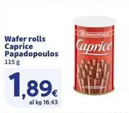 Sigma Superstore Wafer rolls Caprice Papadopoulos offerta
