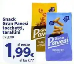 Sigma Superstore Snack Gran Pavesi tocchetti, tarallini offerta