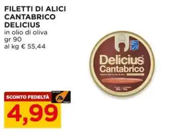 Filetti di alici cantabrico DELICIUS