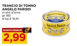 Alì Supermercati Trancio di tonno ANGELO PARODI offerta
