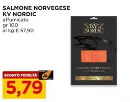Alì Supermercati Salmone norvegese KV NORDIC offerta