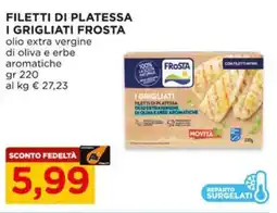 Alì Supermercati Filetti di platessa i grigliati FROSTA offerta