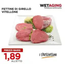 Alì Supermercati Fettine di girello vitellone offerta